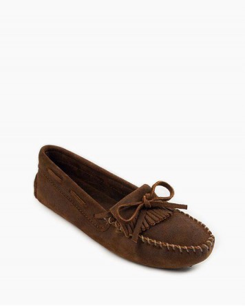 Minnetonka Kilty Driver Brown Ruff