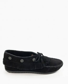 Fringed Moc Black
