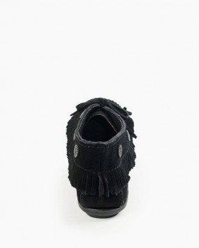 Fringed Moc Black