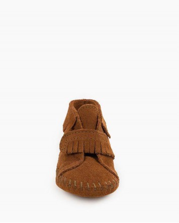Front Strap Bootie Softsole Brown