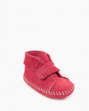 Front Strap Bootie Softsole Hot Pink