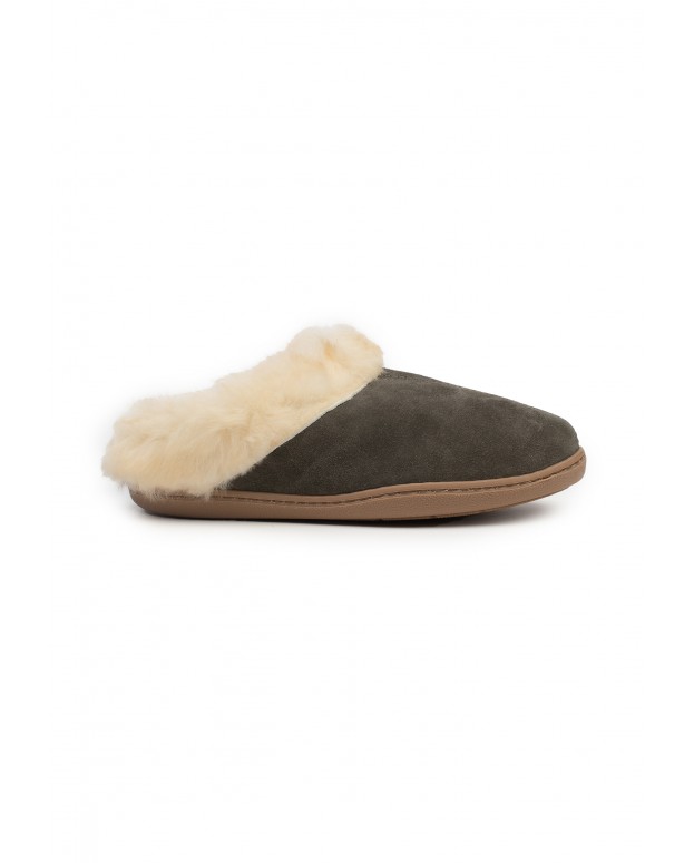 Chausson Sheepskin Mule Gris