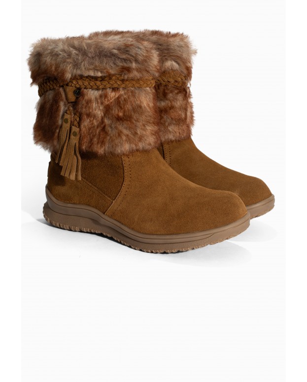 Bottes Everett Camel en cuir